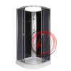 Душ.каб. Niagara Eco E90/13/TN/BK (900х900х2000) 3 места